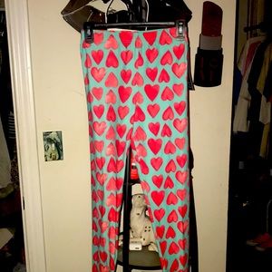 Cute heart leggings